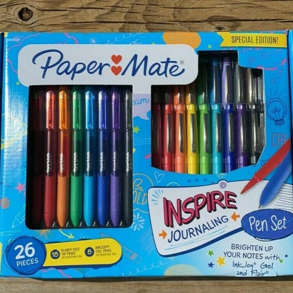DAILY DEAL!!!!  Paper Mate Flair & InkJoy Gel Pen Set!!! NEW